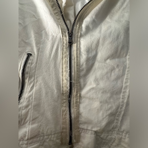 White Jacket w/ Zippers - Picture 7 of 12